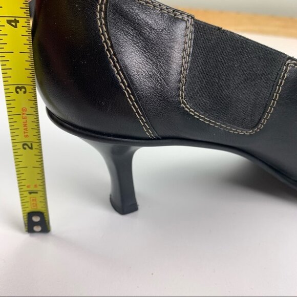 ROBERTO Capucci Black Heeled Loafer size  8 ½ - Picture 9 of 9